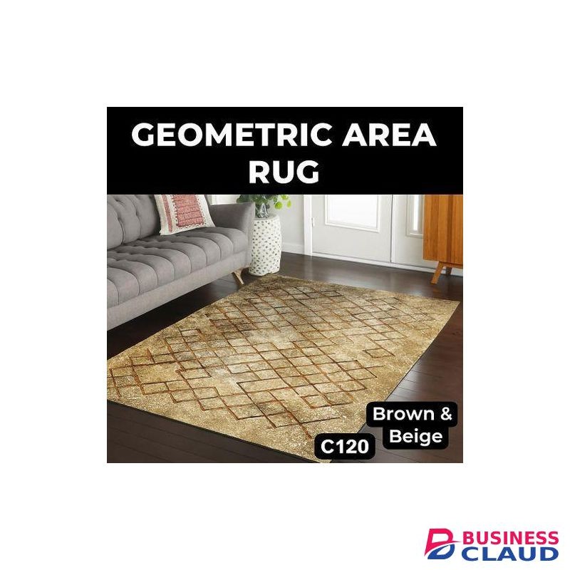 Mac Carpet Luxurious Turkish Carpets Area Rug – Elegant Carpet with FREE Door mat - Comfort & Durable Material for Stylish Living Rooms Floor Mats Home Decor
