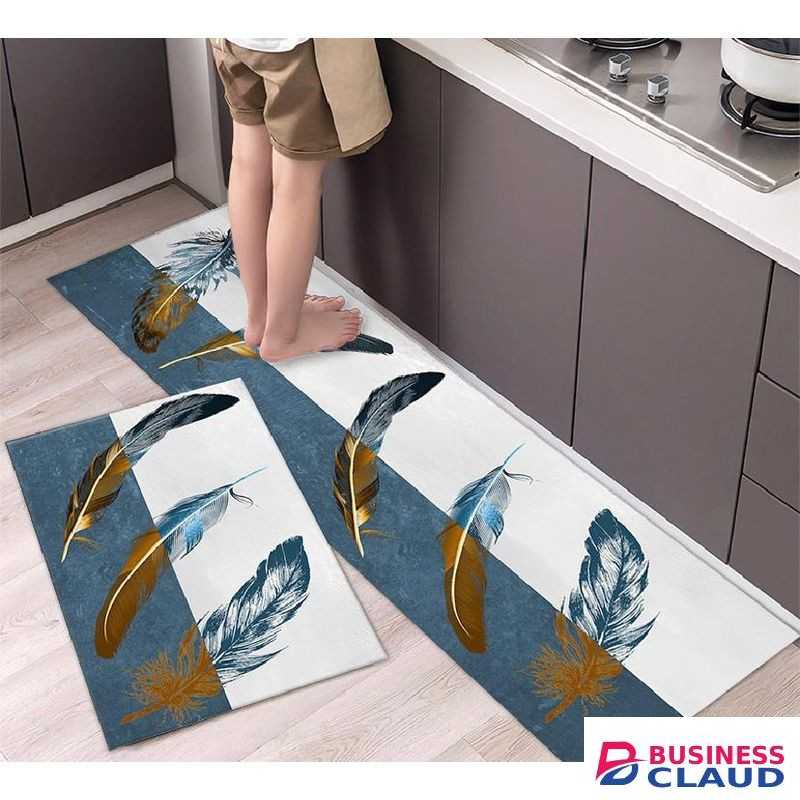 Amazing 2 Pcs Kitchen Non Slip,waterproof Mat.