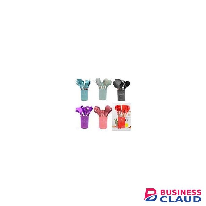 Cooking Set Share this product Black Friday deal Silicone Non Stick Cooking Spoon Set