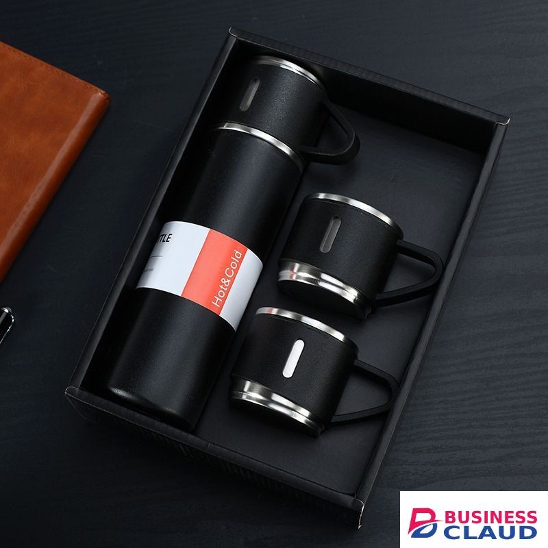 Stunning Double Wall Vacuum Flask Set Valentine Gift