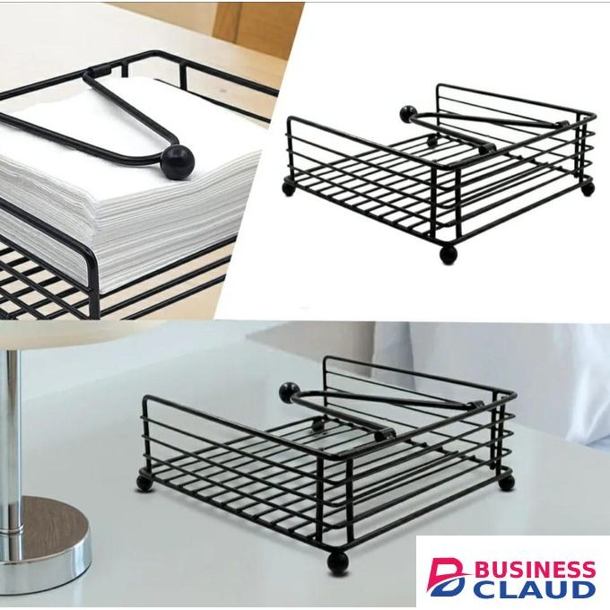 Classy Metallic Napkin /serviette Holder,with Flip Close For Kitchen Countertop ,Dining Room, Tabletop Decor