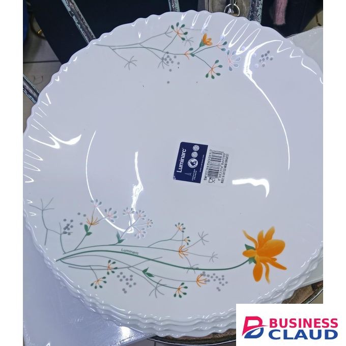 Luminarc 6pcs Round Opal Ware Dinner Plates