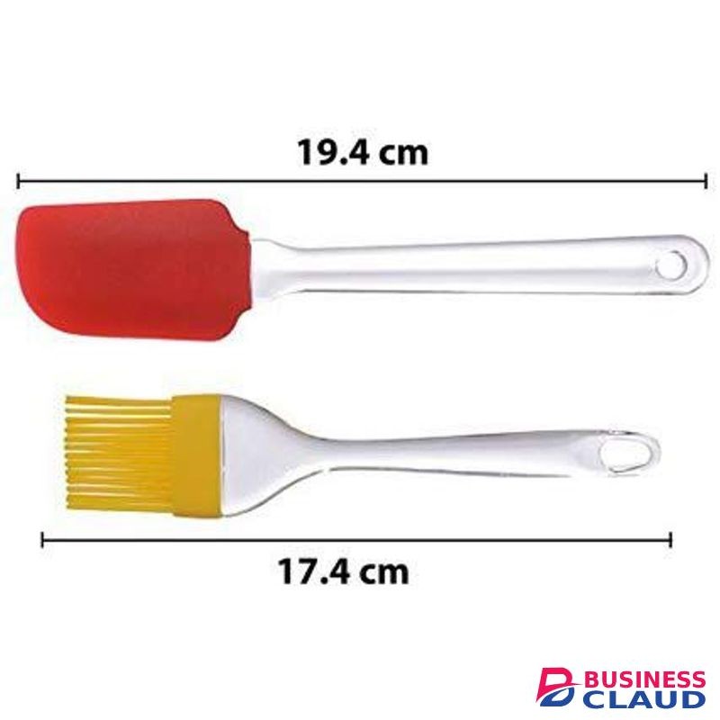 Kitchen Silicone Spatula & Pastry Brush Set