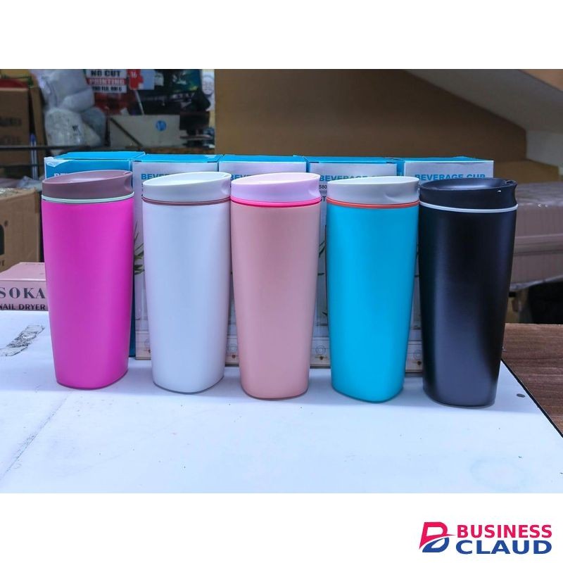 1pc Colourful 580ml beverage thermal cups