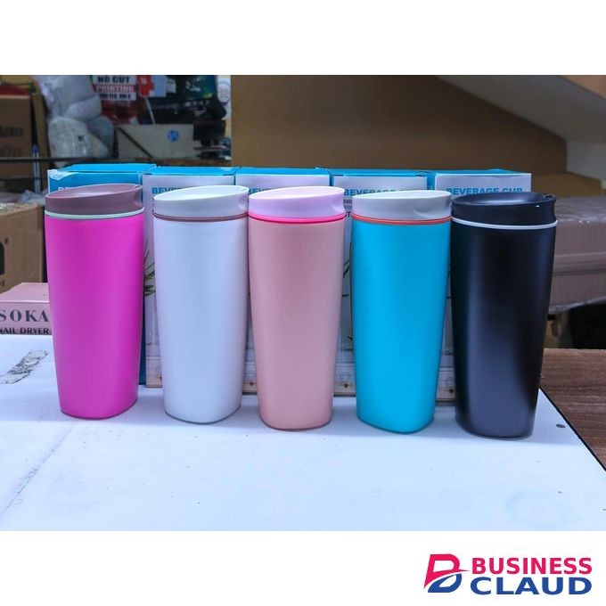 1pc Colourful 580ml beverage thermal cups