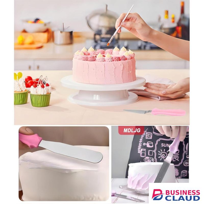 Cake Cream Spatulas, 3 Pieces of Cake Angled Spatula with Stainless Steel, Professional Cake Decorating, Pastry & Baking, Icing Frosting Cream Chocolate Cake Spatula