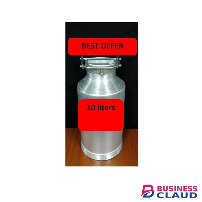 Kaluworks 10L Heavy-duty Aluminum Milk Can With Side Handles