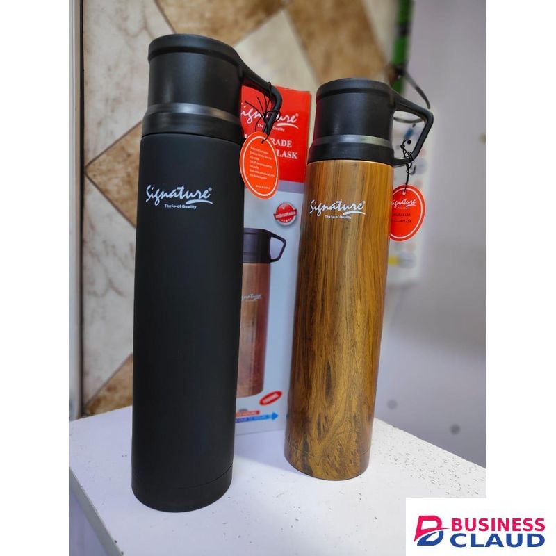 Premium 1 Liter Insulated Flask for Hot and Cold Drinks, Durable Leak-Proof Design, Ideal for Travel, Office, Outdoor Activities, Keeps Beverages Fresh for Hours, Sleek and Stylish