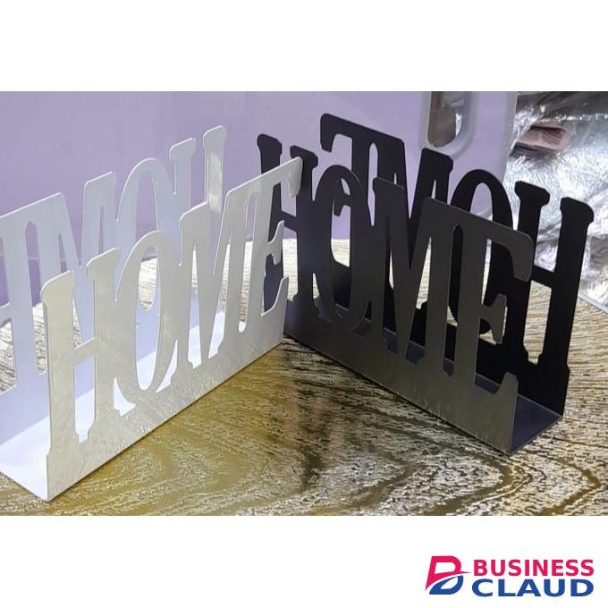 Metallic HOME Napkin Serviette Holders for Home Kitchen Table