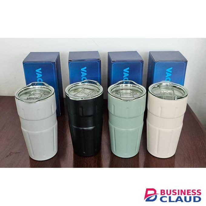 500ml Vacuum Insulated Thermocup with Clear Lid – Hot & Cold Travel Mug