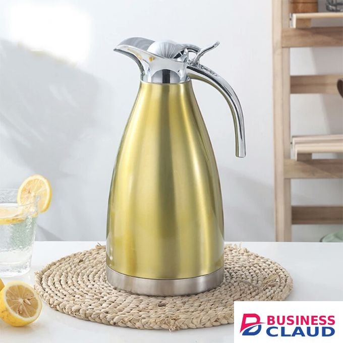 Gold Stainless Steel 2L Vacuum Flask Recommended