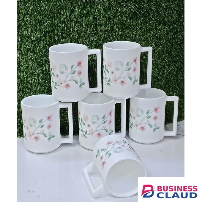 Luminarc 380ML Tea Coffee Mug Cups With Long handle