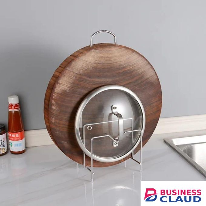 Stainless Steel Counter Top Lid Holder