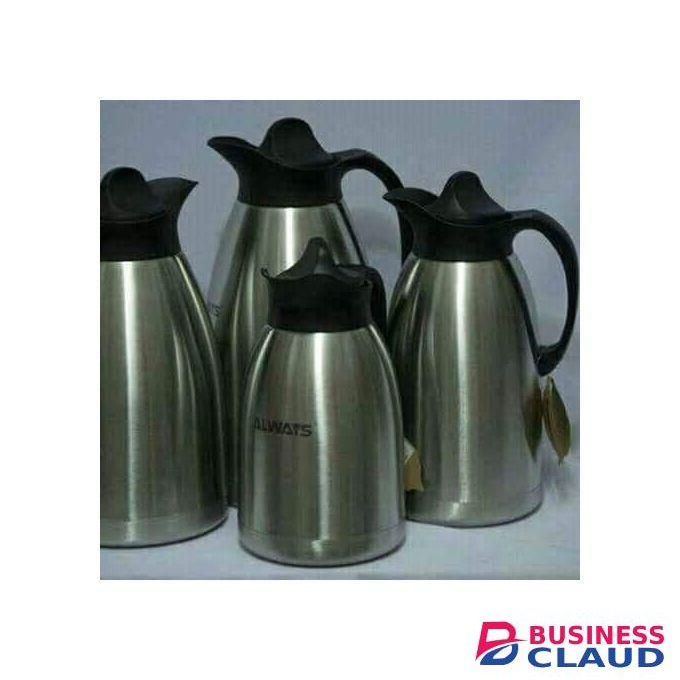 Always Stainless Steel Thermos 1.5-3.5 Litres Flask. 3Pcs FREE Shower caps