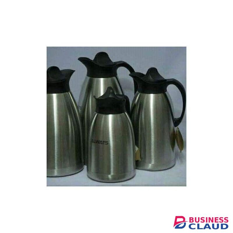 Always Stainless Steel Thermos 1.5-3.5 Litres Flask. 3Pcs FREE Shower caps