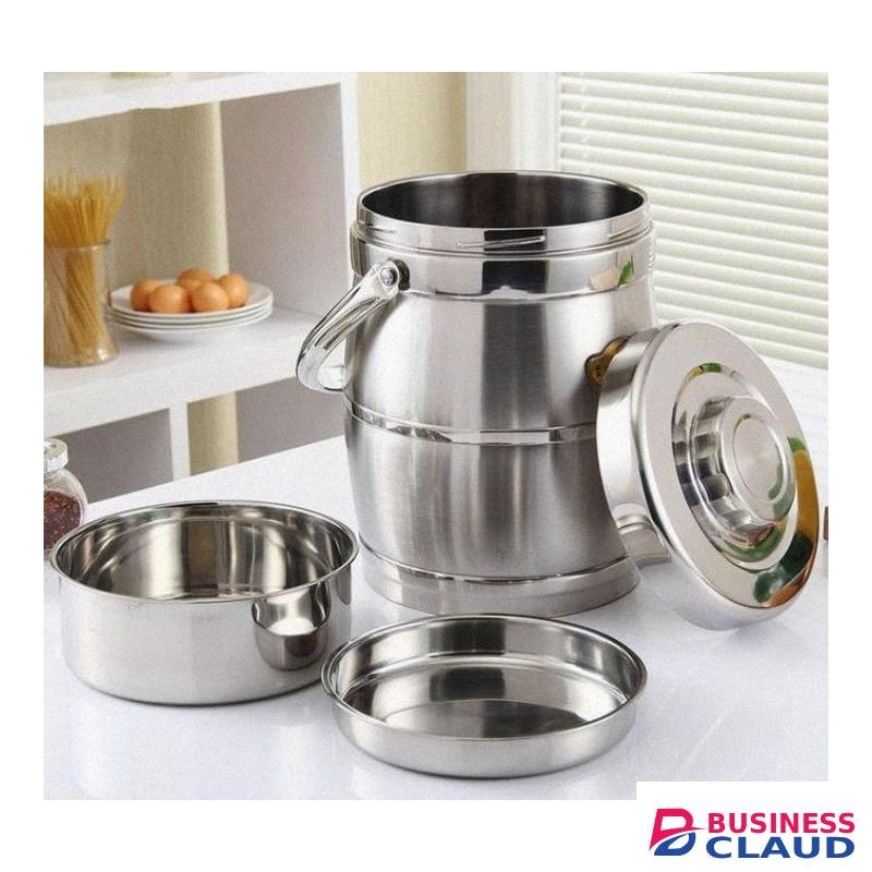 1.2L Stainless Steel Food Flask With Handle