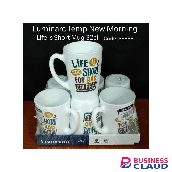 Luminarc 6pcs Temp Opal Positivity Only Coffee/Tea Mug