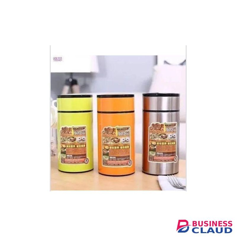 800ml Insulated Food Flask with Foldable Spoon for Hot and Cold Meals Travel School Office Use