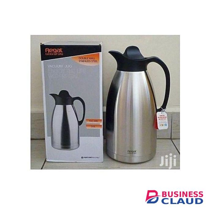 Regal 3ltrs Unbreakable Double Wall Stainless Steel Vacuum Flask