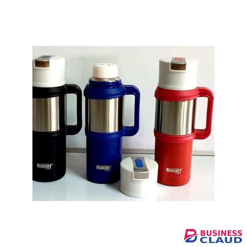 Premium Stainless Steel 1/2 Litre Vacuum Flask for Hot and Cold Drinks Leak Proof Portable Thermos Bottle Ideal for Travel Office School and Outdoor Activities