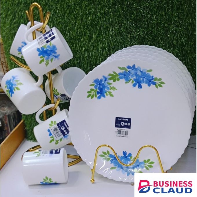 Luminarc 12pcs Opal Glass Dinner Plate