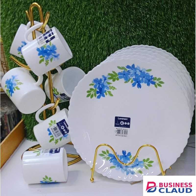 Luminarc 12pcs Opal Glass Dinner Plate