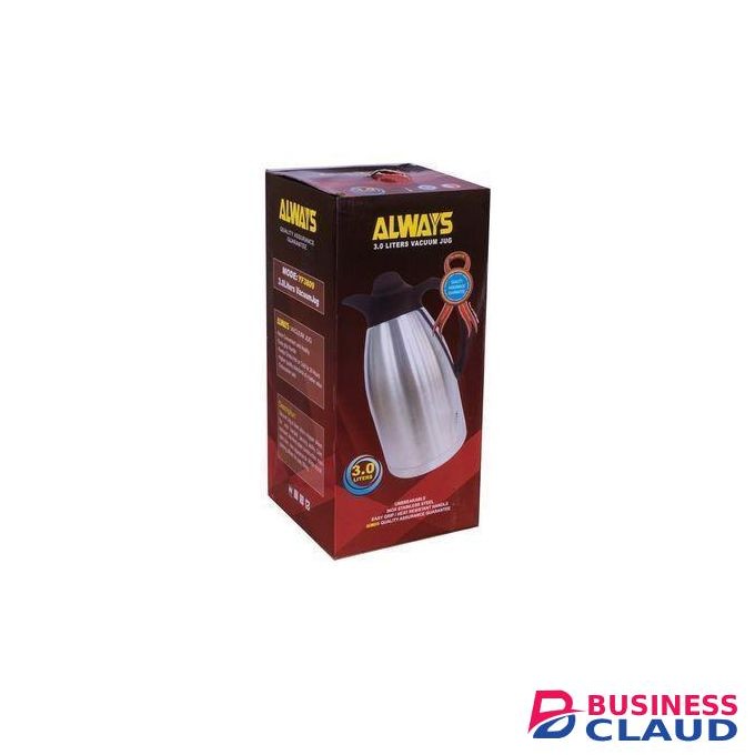 Always Stainless Steel Vacuum Flask 3L - Silver