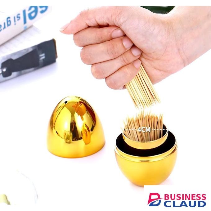 European Style egg shaped toothpick holder