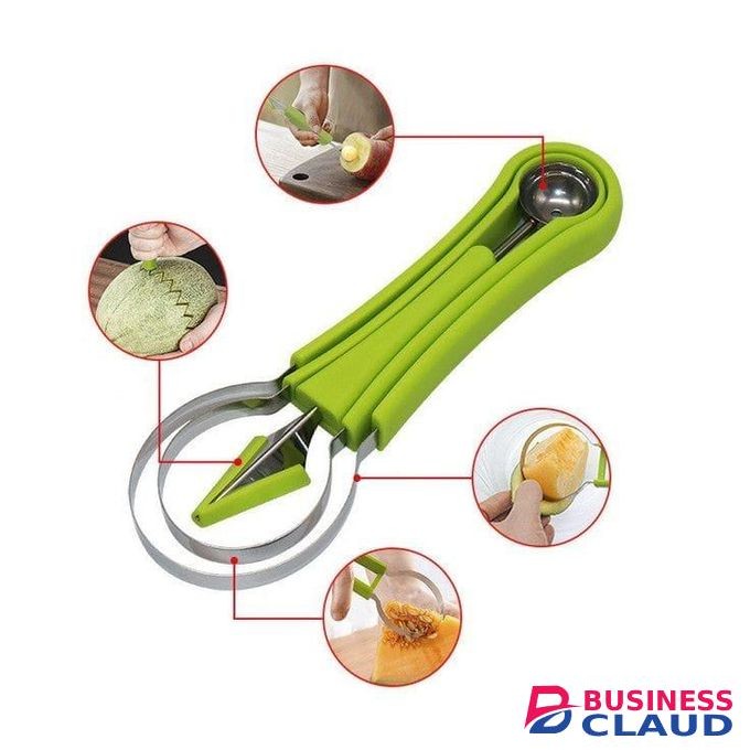 Stainless Steel Watermelon Cutter Fruit Carving Tools Set for Fruit Slicer