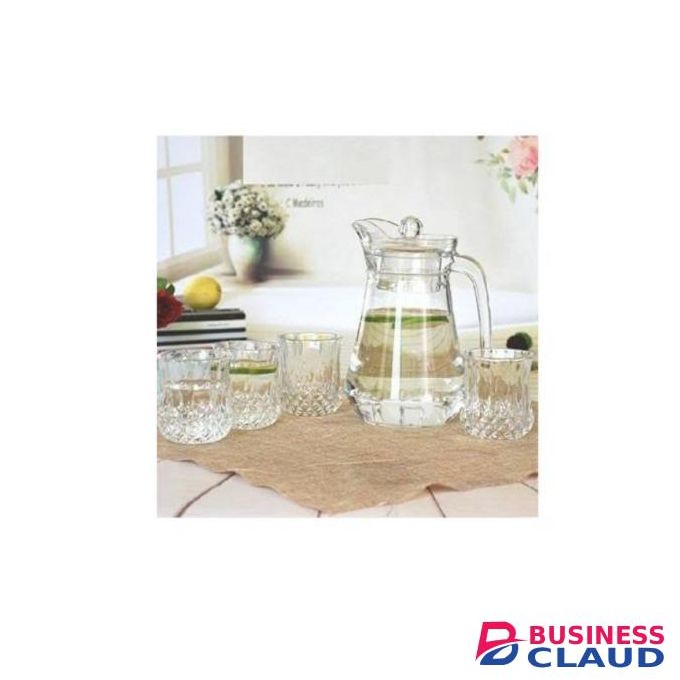 7Pcs Quality Water Set 6 Glasses With 1 Jug
