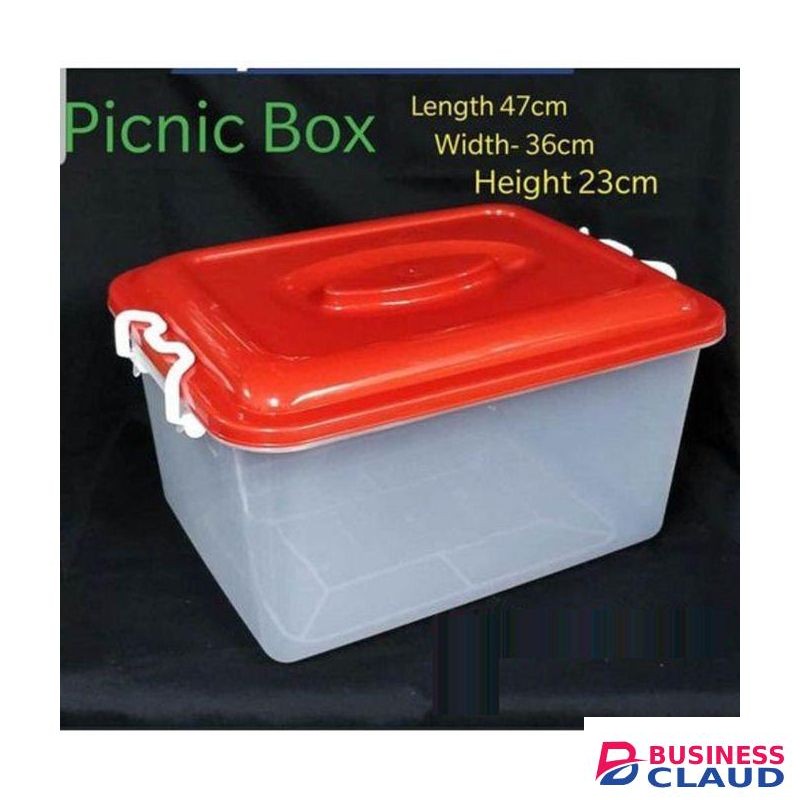 Large Picnic Items Storage Box/ Storage Basket 1pc