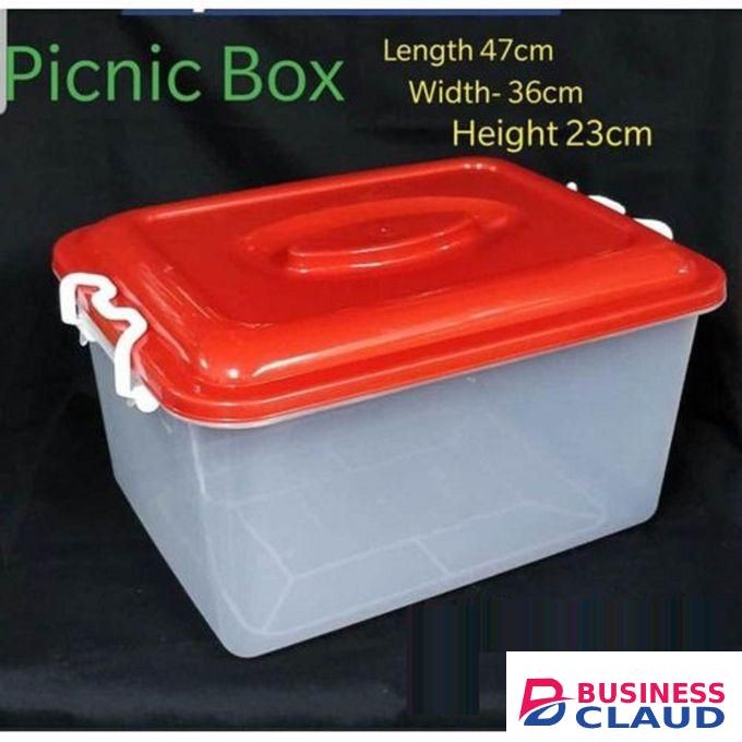 Large Picnic Items Storage Box/ Storage Basket 1pc