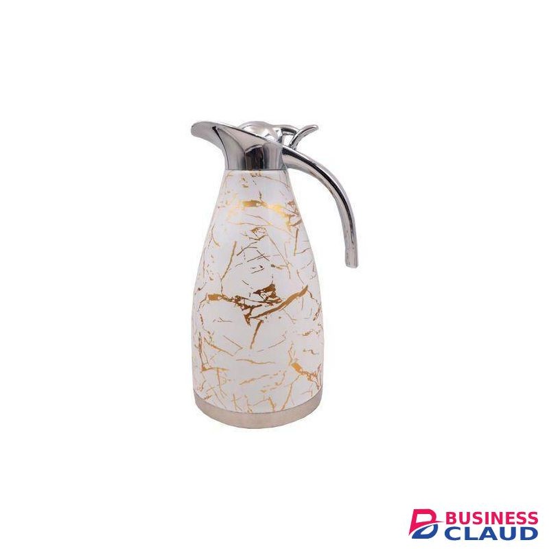 SUNDABESTS Elegant Unbreakable LUXURY effective White 2.0L Marble Vacuum Flask