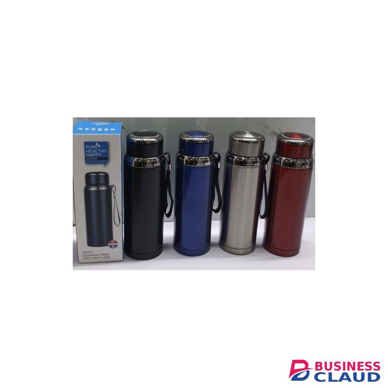 600ml pure healthy happy thermocup with sling handle