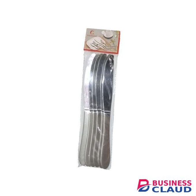 Yuchang 6pcs Stainless Steel Dinner Knives Butter Knife Set