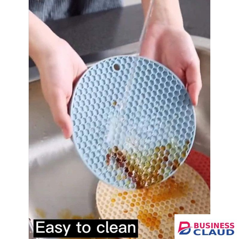 3pcs Silicone Trivets for Hot Pots and Pans, Flexible Multipurpose Pot Holders, Heat Resistant Trivets for Hot Dishes, Soft Non-Slip Silicone Mat for Kitchen