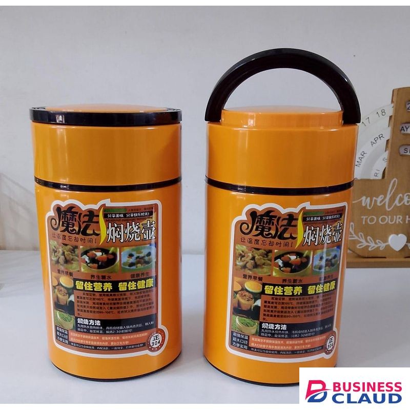 FOOD FLASK-INSULATED VACUUM THERMOS-