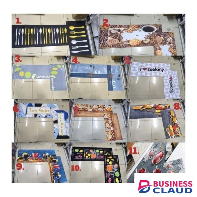 Fab Distributions Mac Carpet NON SLIP COMFORT CARPET KITCHEN MATS FLOOR MAT LARGE ANTI SLIP CARPETS