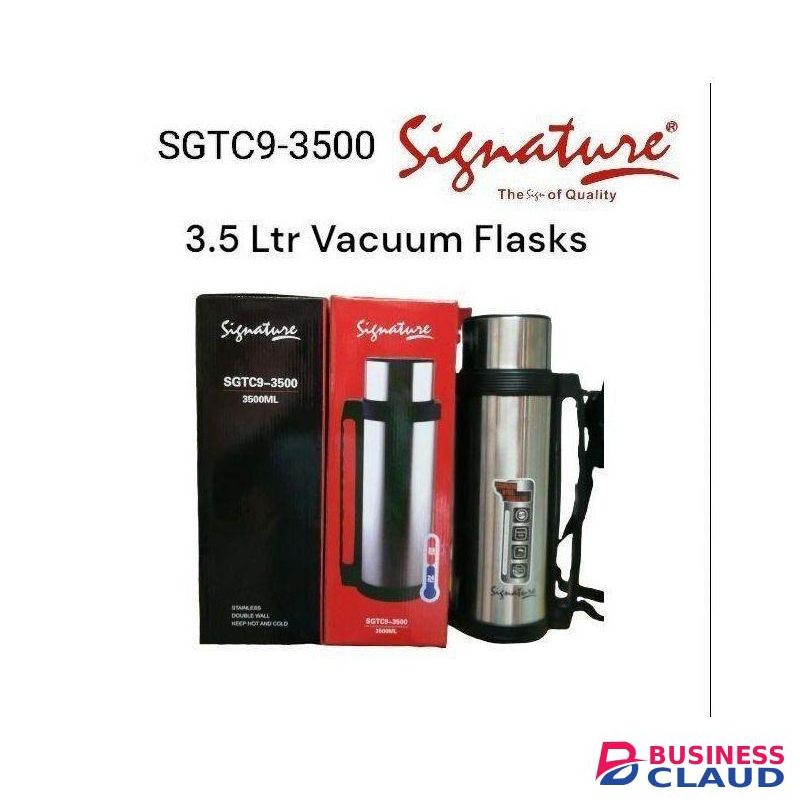 Signature Original Thermal Insulated Durable 3.5Ltr Vacuum Flask
