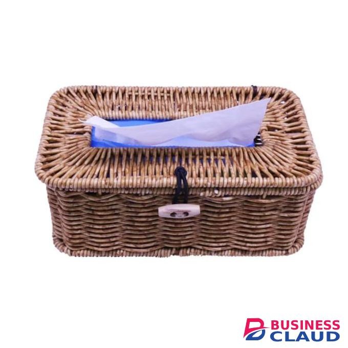 Modern Rattan Serviette Holder