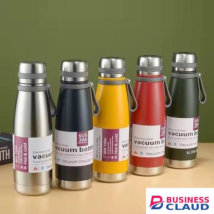 SZM Stainless Steel Vacuum Flask – 800ml Hot & Cold Portable Bottle