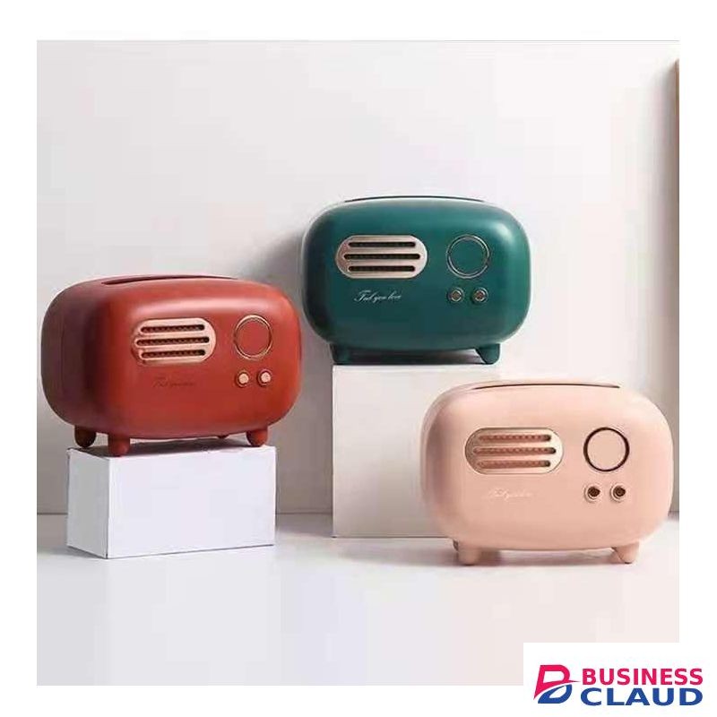 Radio Like Tissue Serviette Holder Retro Style Desktop Napkin Dispenser for Home Office Restaurants Hotels and Kitchen Decor Functional Durable and Easy to Use