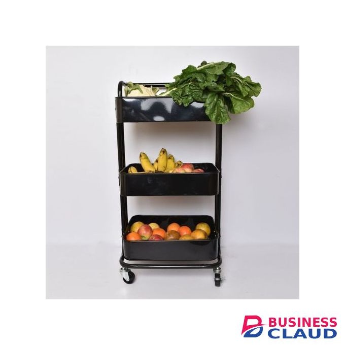 3 Tier Multipurpose Allic Movable Trolley
