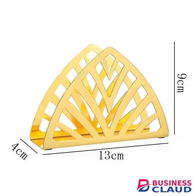 Stainless Steel Table Napkin Holder / Serviette Holder - Gold