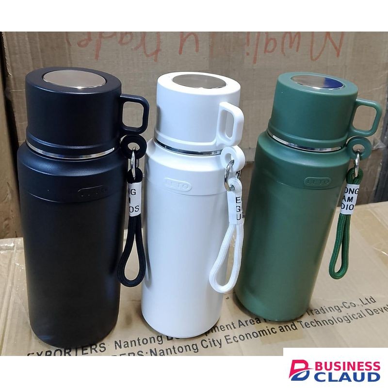 Stainless Steel Insulated Bottle, Vacuum Insulated Water Bottle, Vacuum Insulated Bottle for hot and cold coffee drink water, 24-Hrs Insulation Commute Travel (Black,white & Black1000ml)