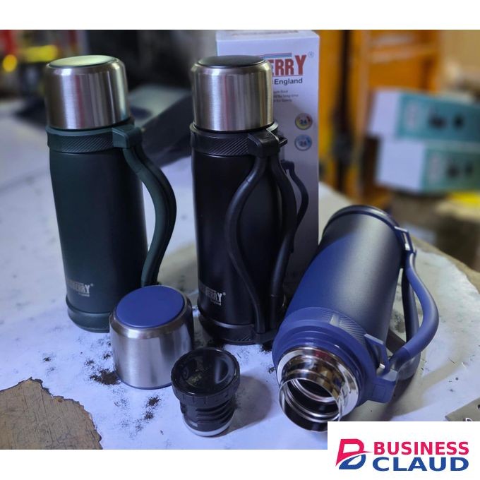 Flask 1.2 Litre Stainless Steel Thermos Bottle Hot Cold Water Vacuum Insulated Travel Flask