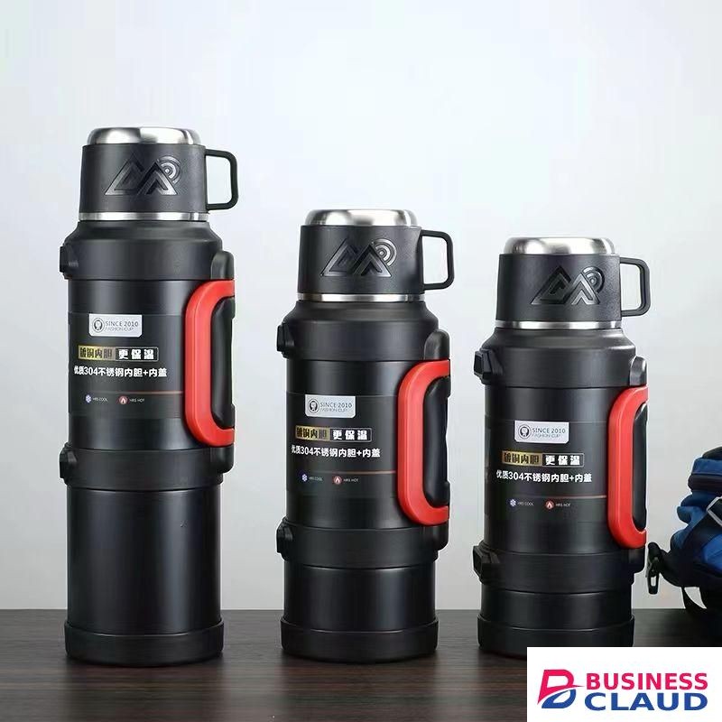 4.0 Litres KD Executive Capto Vacuum Flask Premium Stainless Steel Thermal Bottle Keeps Drinks Hot Or Cold For Hours Leak Proof Easy Grip Design