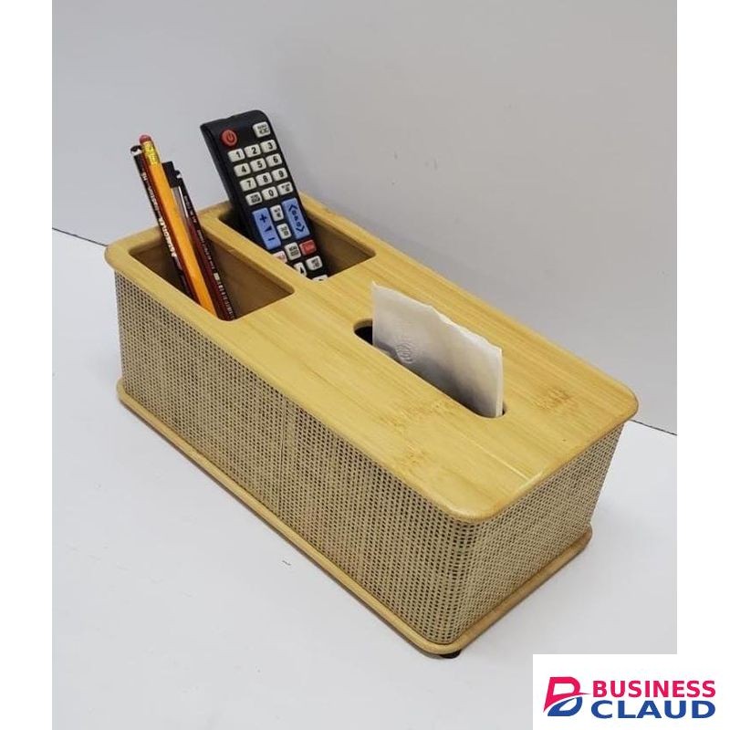 High Grade Modern Rattan Serviette Holder – Handwoven Tissue Organizer for Dining Table, Kitchen, Office and Events