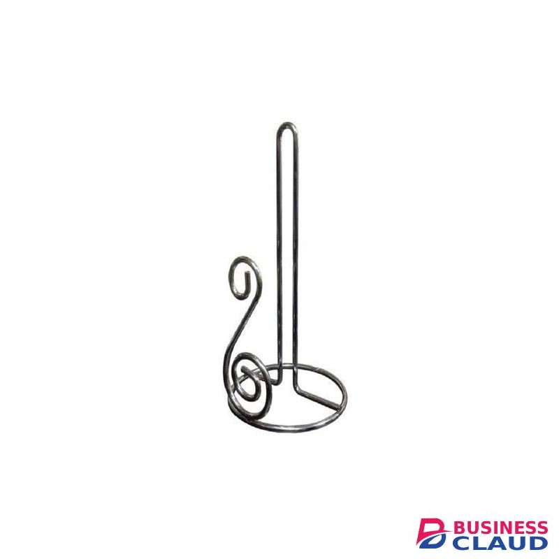 Kitchen Surviette Roll Holder-Silver.