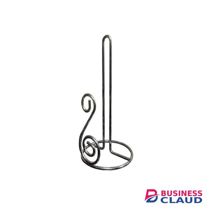 Kitchen Surviette Roll Holder-Silver.